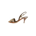 Hermès Moonlight 40 Sandal - Gold (different model - slingback heel)
