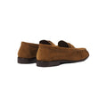Saint Laurent Le Supple Penny-Detail Loafers - Tan