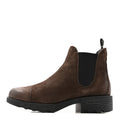 SAINT LAURENT WYATT SUEDE CHELSEA BOOTS BROWN