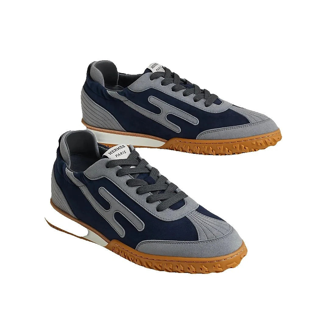 Hermès Match Sneaker - Navy/Grey