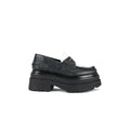 Alexander Wang Carter Lug Sole Loafer Black - Black/White