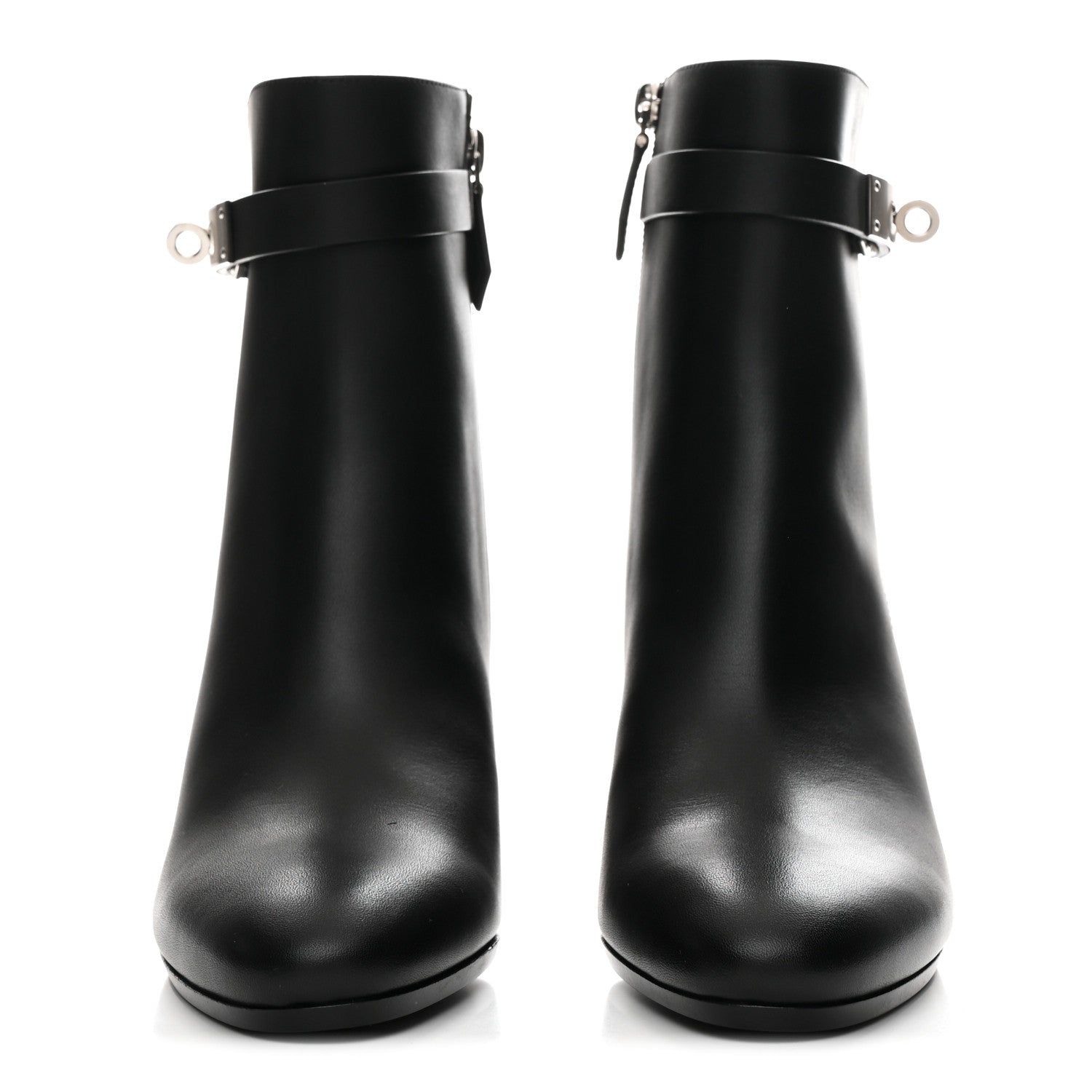 HERMES SAINT GERMAIN ANKLE BOOT CALFSKIN BLACK SHW