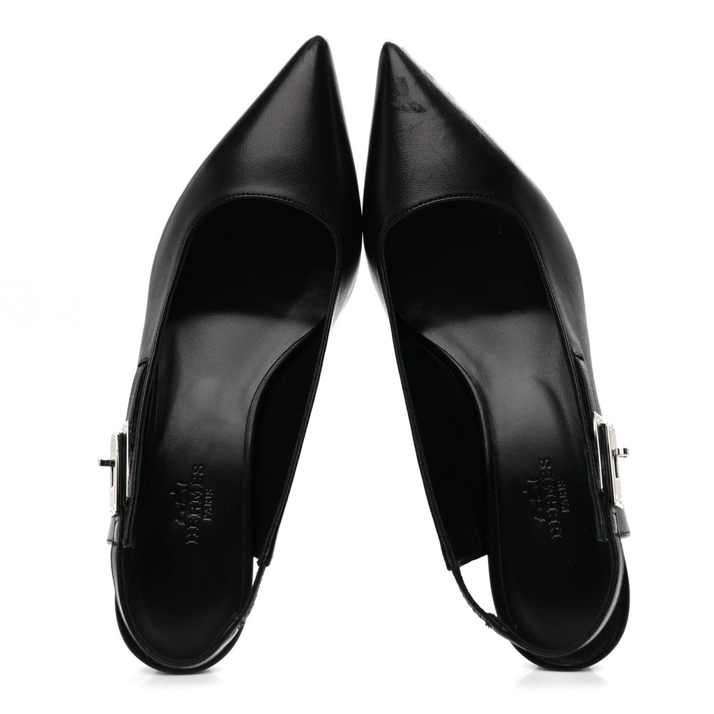 BOTTEGA VENETA NAPPA INTRECCIATO COMET PUMPS BLACK