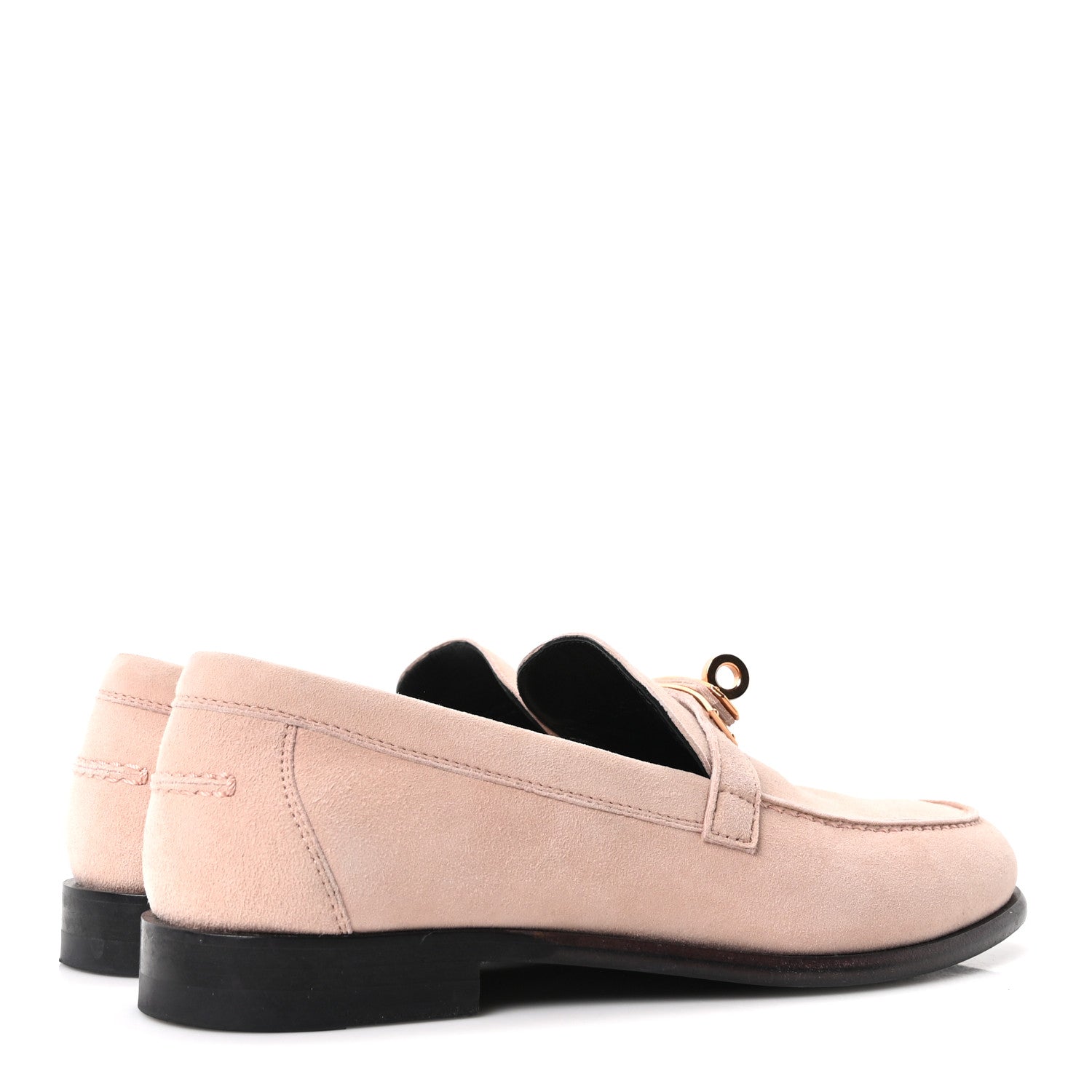 HERMES DESTIN LOAFER SUEDE ROSE OPALINE RGHW