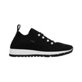 Jimmy Choo Veles Cashmere Knit Sneakers - Black