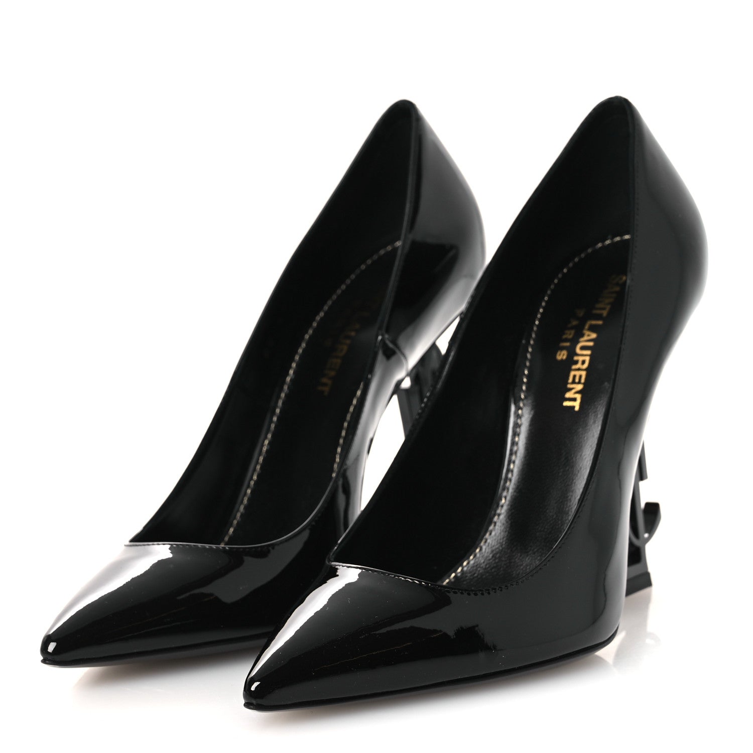 SAINT LAURENT OPYUM PUMPS PATENT BLACK