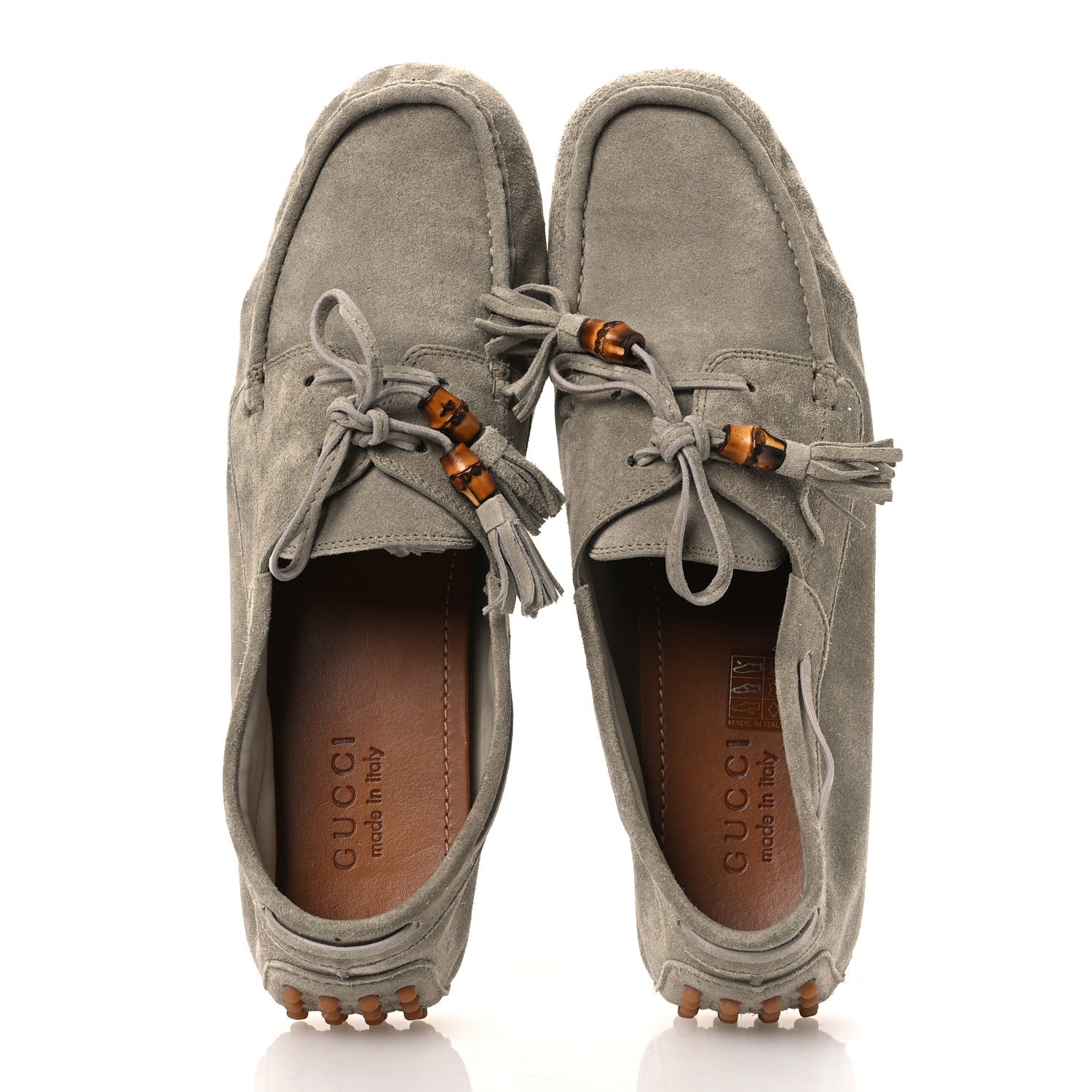 MIU MIU SUEDE LOAFERS BEIGE
