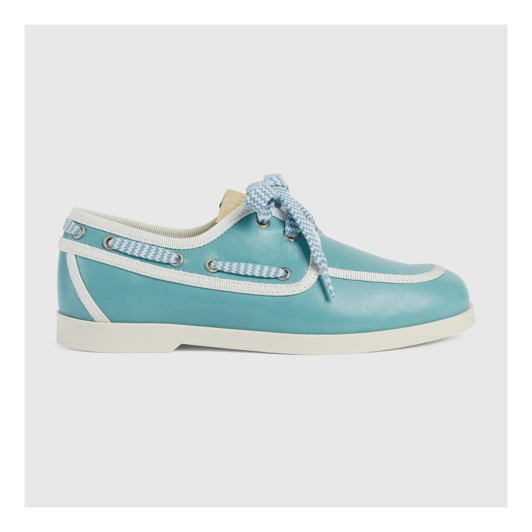 Gucci Boat Shoes - Light Blue