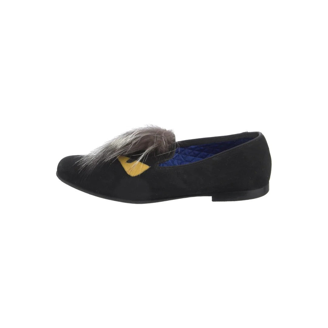 Fendi Suede Loafer - Black/Navy