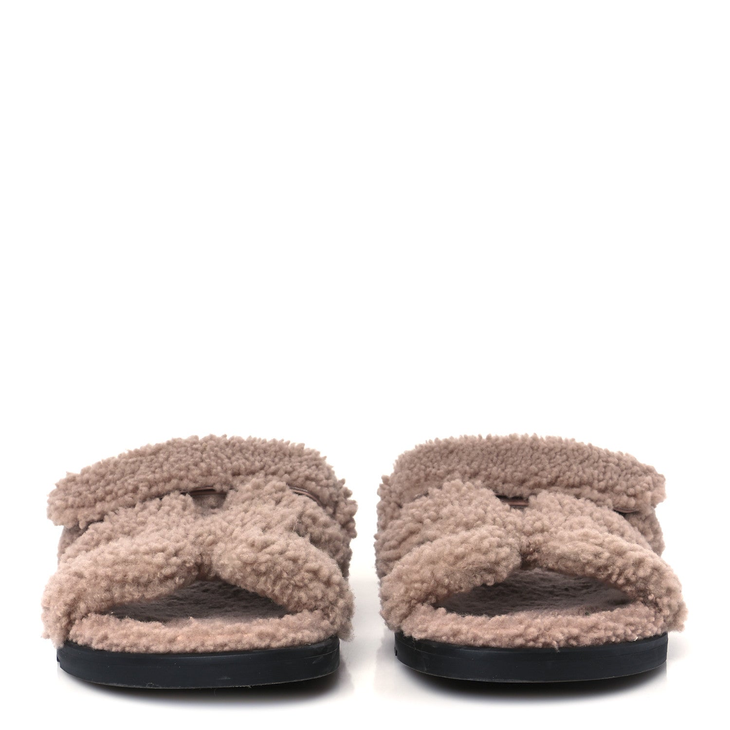 HERMES CHYPRE SANDALS LAINEE BOIS DE SANTAL