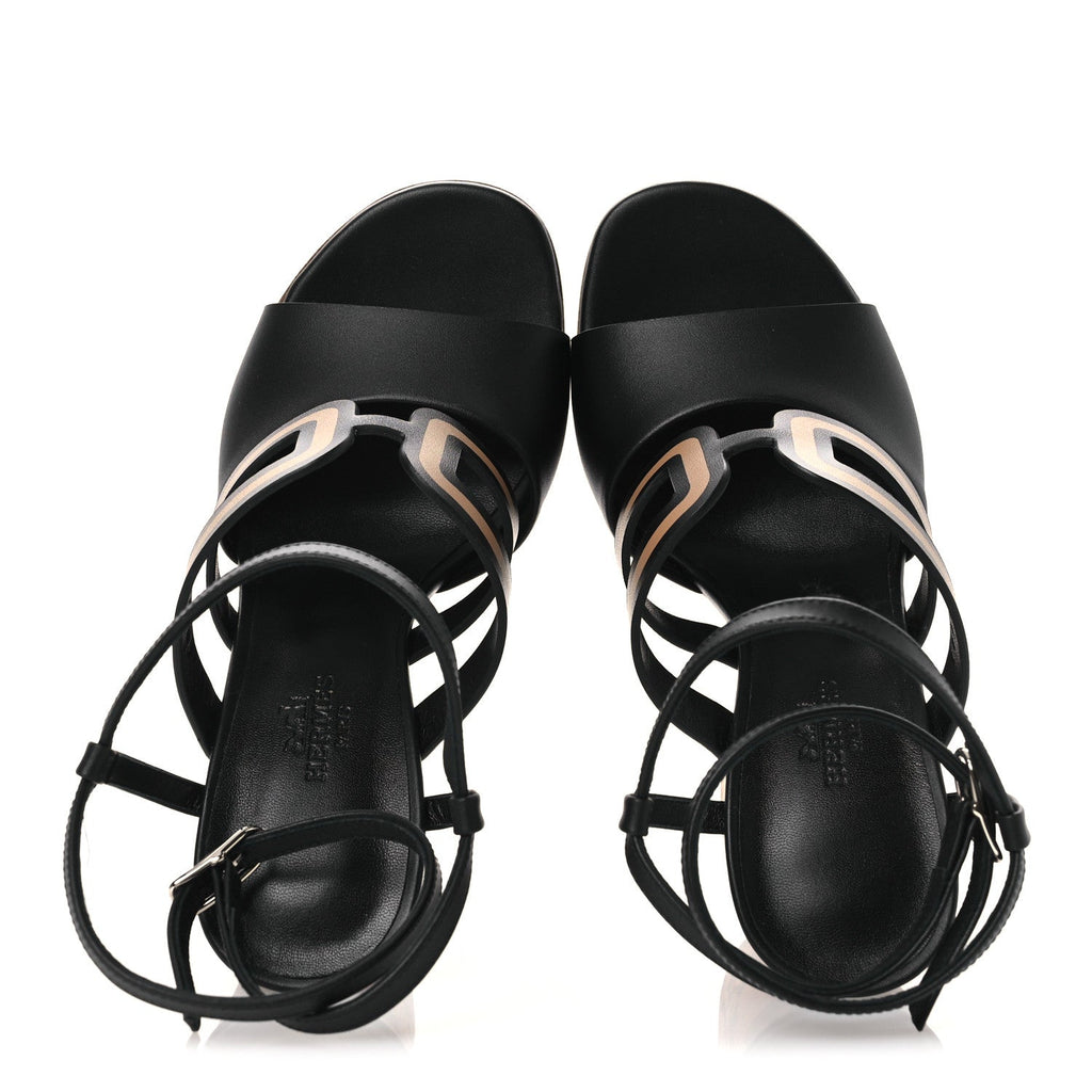 PRADA WEDGE SANDALS NATURAL