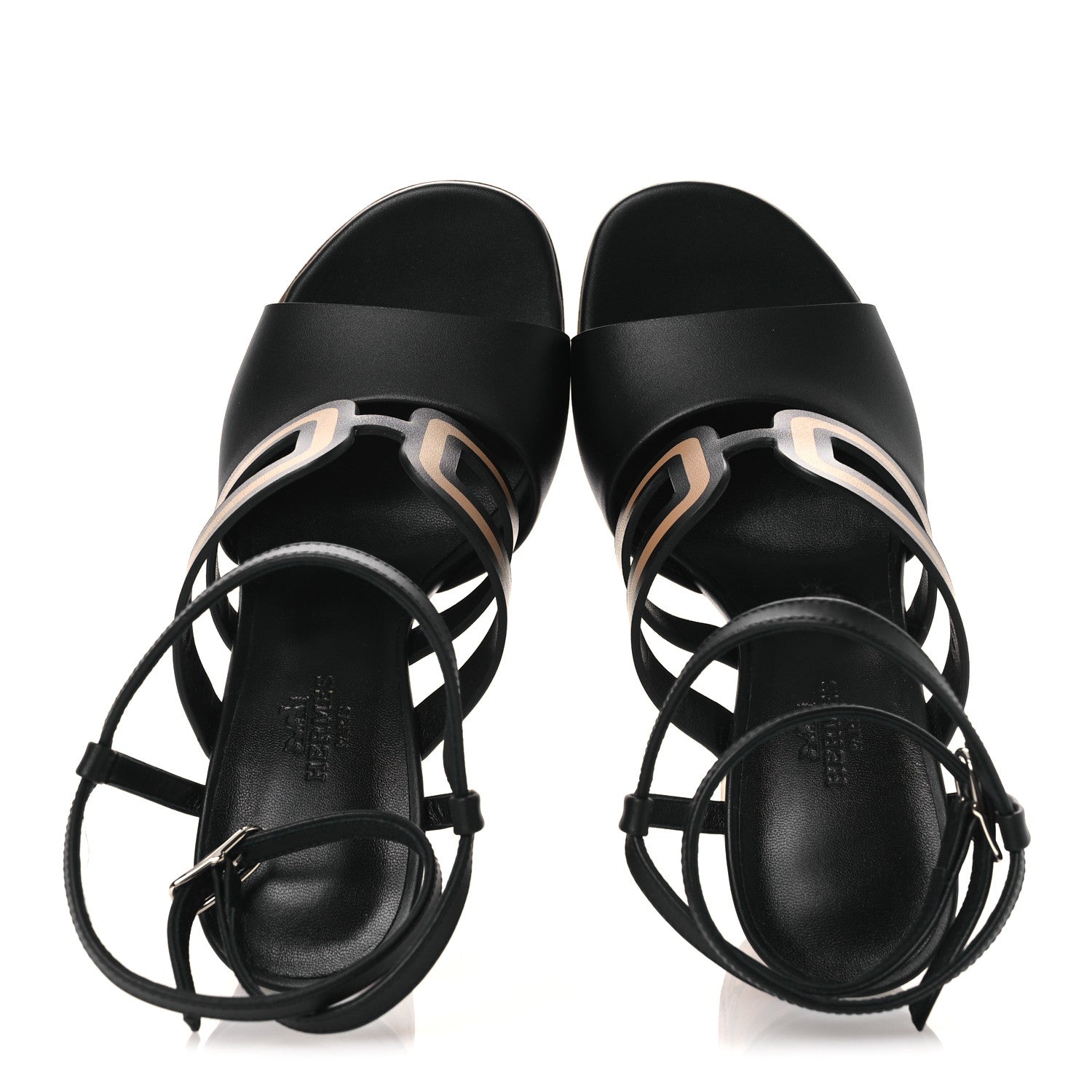 PRADA WEDGE SANDALS NATURAL