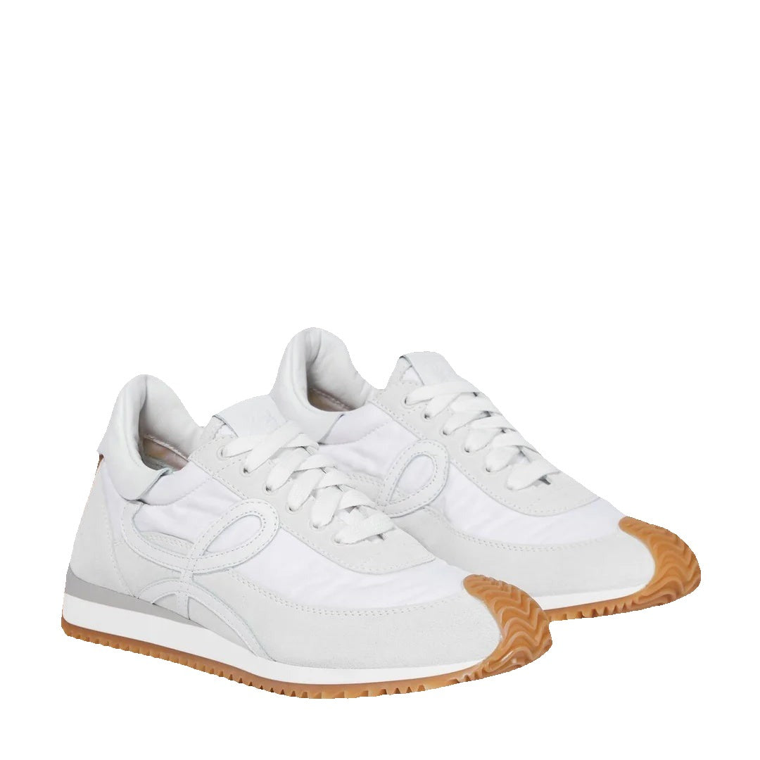 Loewe Flow Runner Nylon and Suede Black/White - White/Grey
