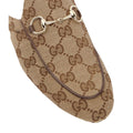 Gucci Princetown Crystal Gg Mesh Mules - Beige/Ebony