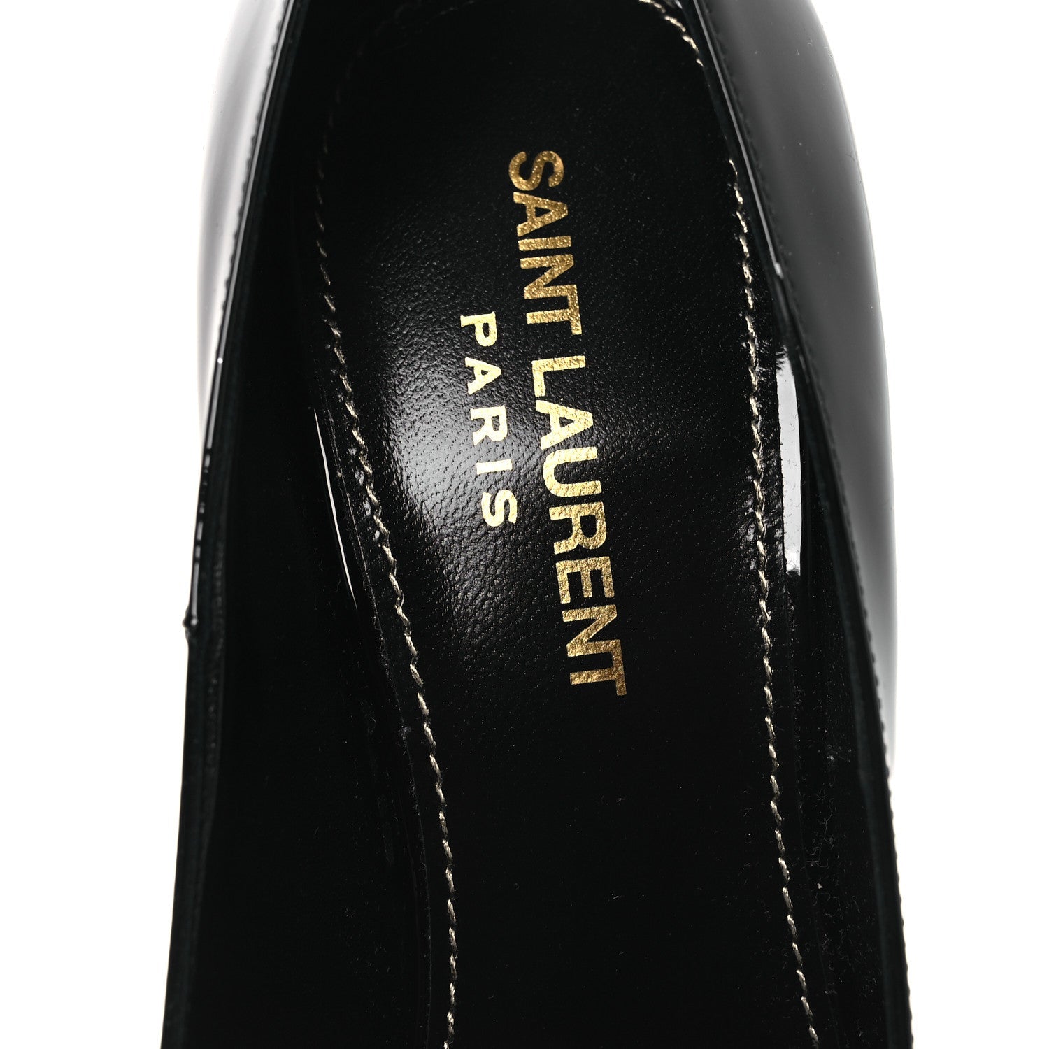 SAINT LAURENT OPYUM PUMPS PATENT BLACK