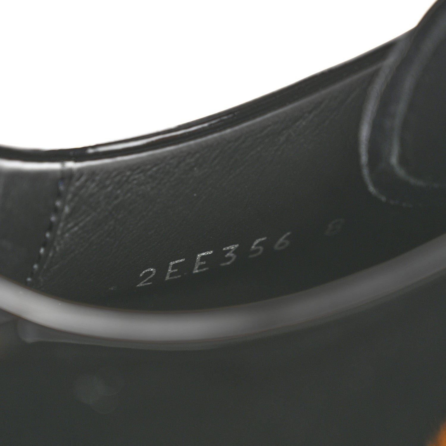 PRADA MONOLITH DERBY LOAFERS BLACK PATENT BLACK