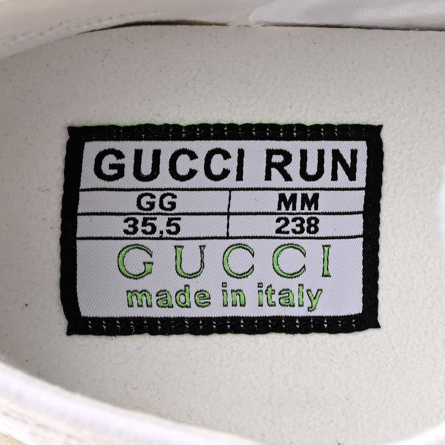GUCCI SNEAKERS WHITE