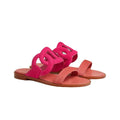 Hermès Lagune Sandal Beige - Pink/Coral