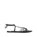 Saint Laurent Suede Babylone Slippers - Black