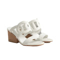 Hermès Lipari 70 Sandal Beige - White