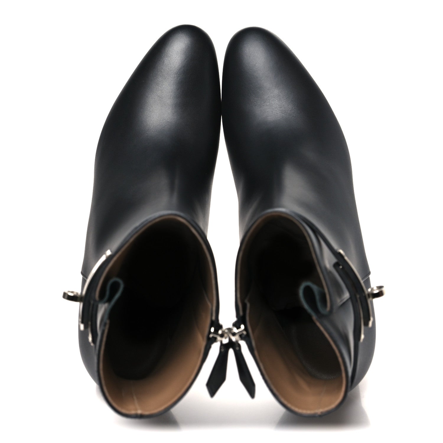 HERMES SAINT GERMAIN ANKLE BOOT CALFSKIN BLACK SHW