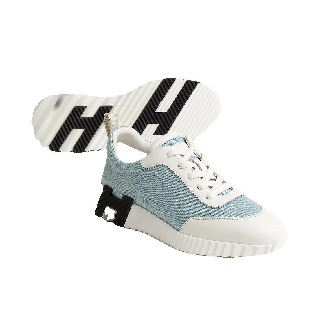 Hermès Match Sneaker - Light Blue/White