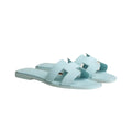 Hermès Hermes Epsom Oran Sandal - Light Blue