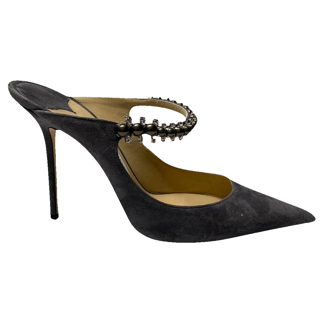 Jimmy Choo Bing 100 Heels - Dark Gray