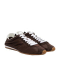 Miu Miu Plume Suede Sneakers - Brown