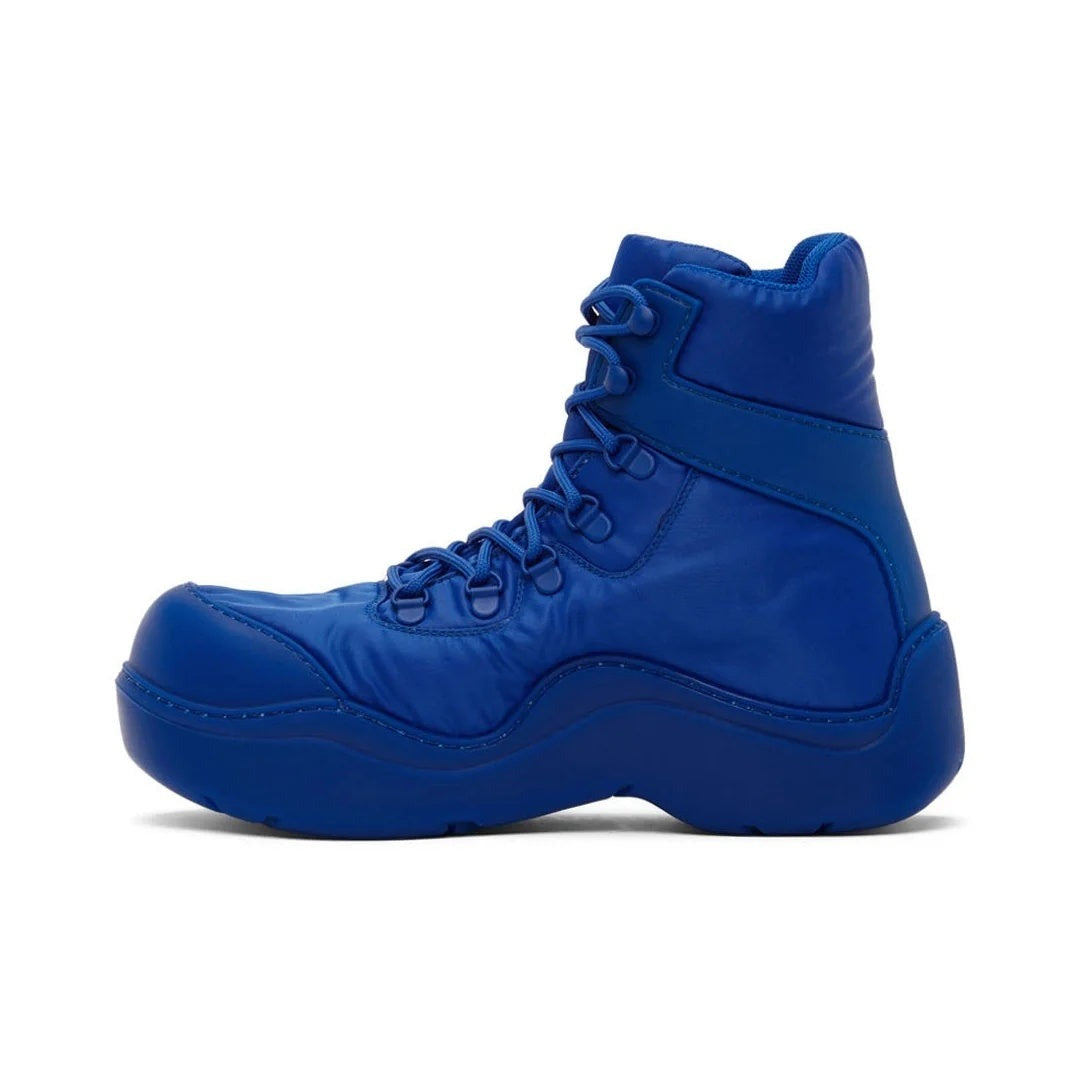 Bottega Veneta Puddle Bomber Boots Black Grass - Blue