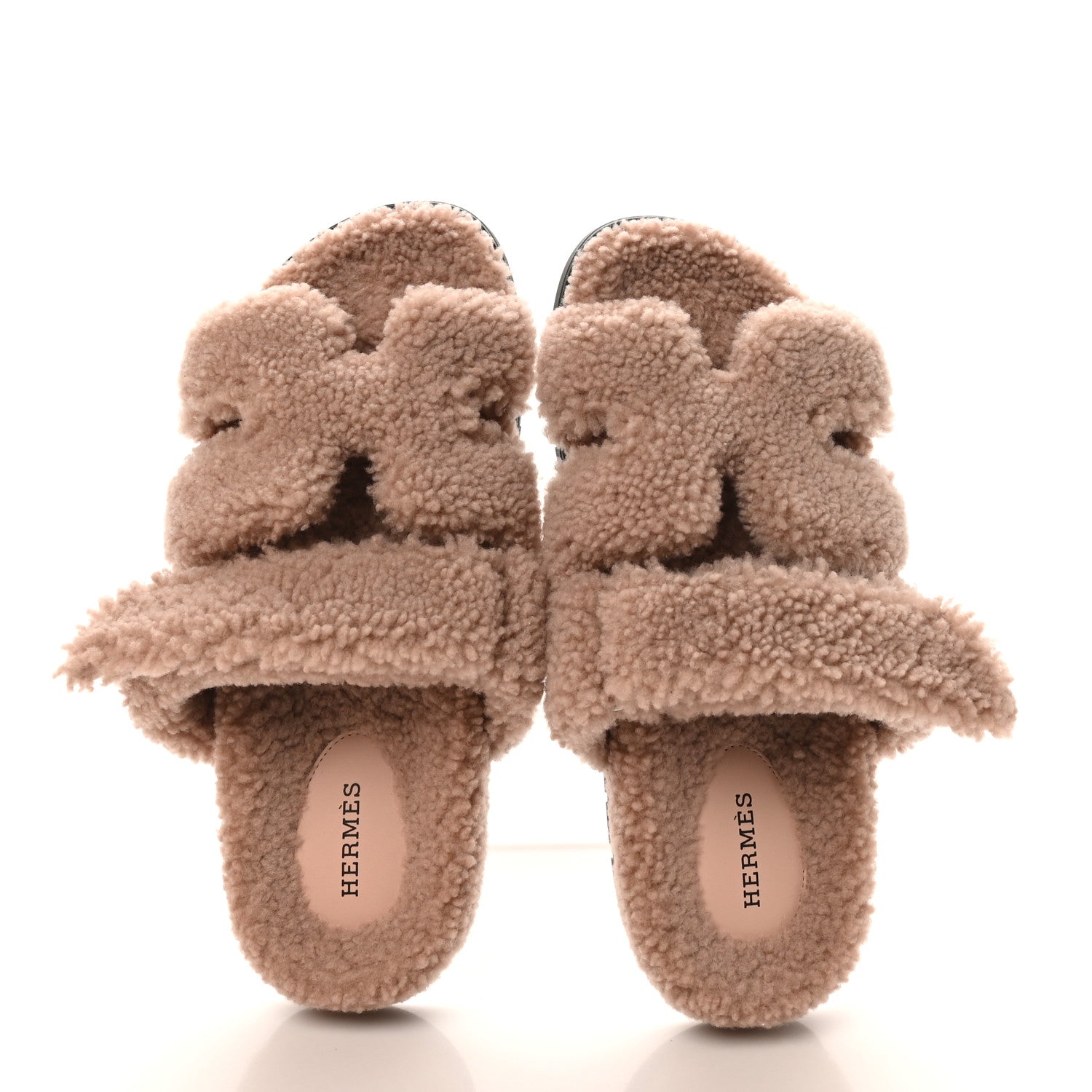 HERMES CHYPRE SANDALS LAINEE BOIS DE SANTAL