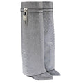 Givenchy Box Calfskin Shark Lock Pant Boot Natural - Silver