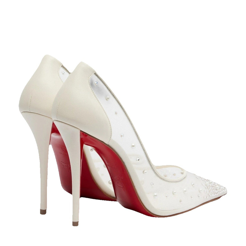 Christian Louboutin Miss Z Degrastrass Perla - Ivory