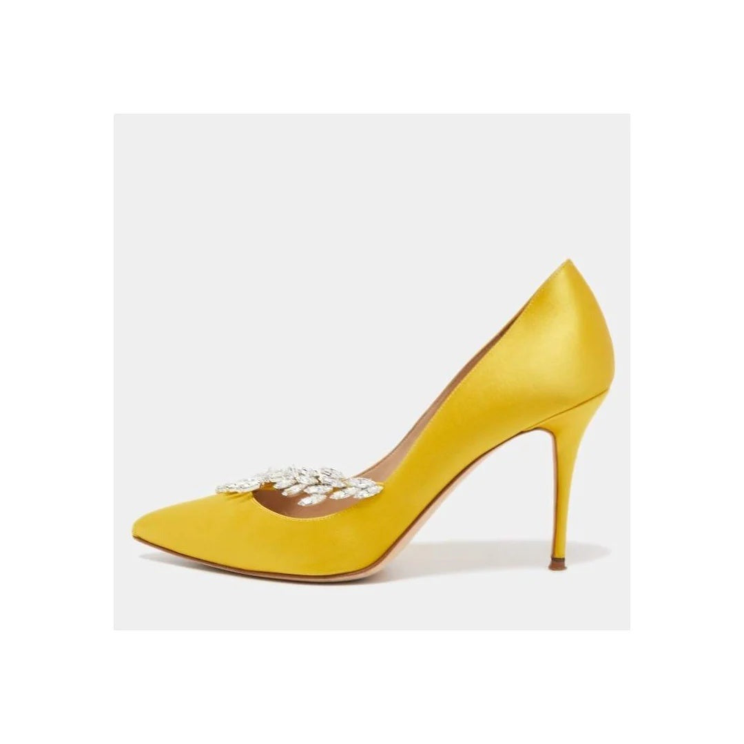 Manolo Blahnik Nadira Pumps - Yellow