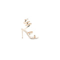 René Caovilla Leather Flower Cleo Sandal 105 - Gold