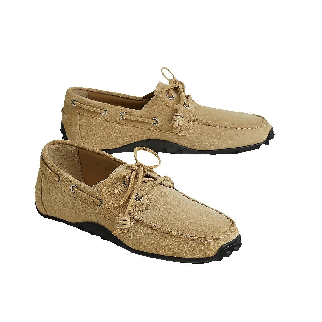 Hermès Member Loafer Beige - Beige with black sole
