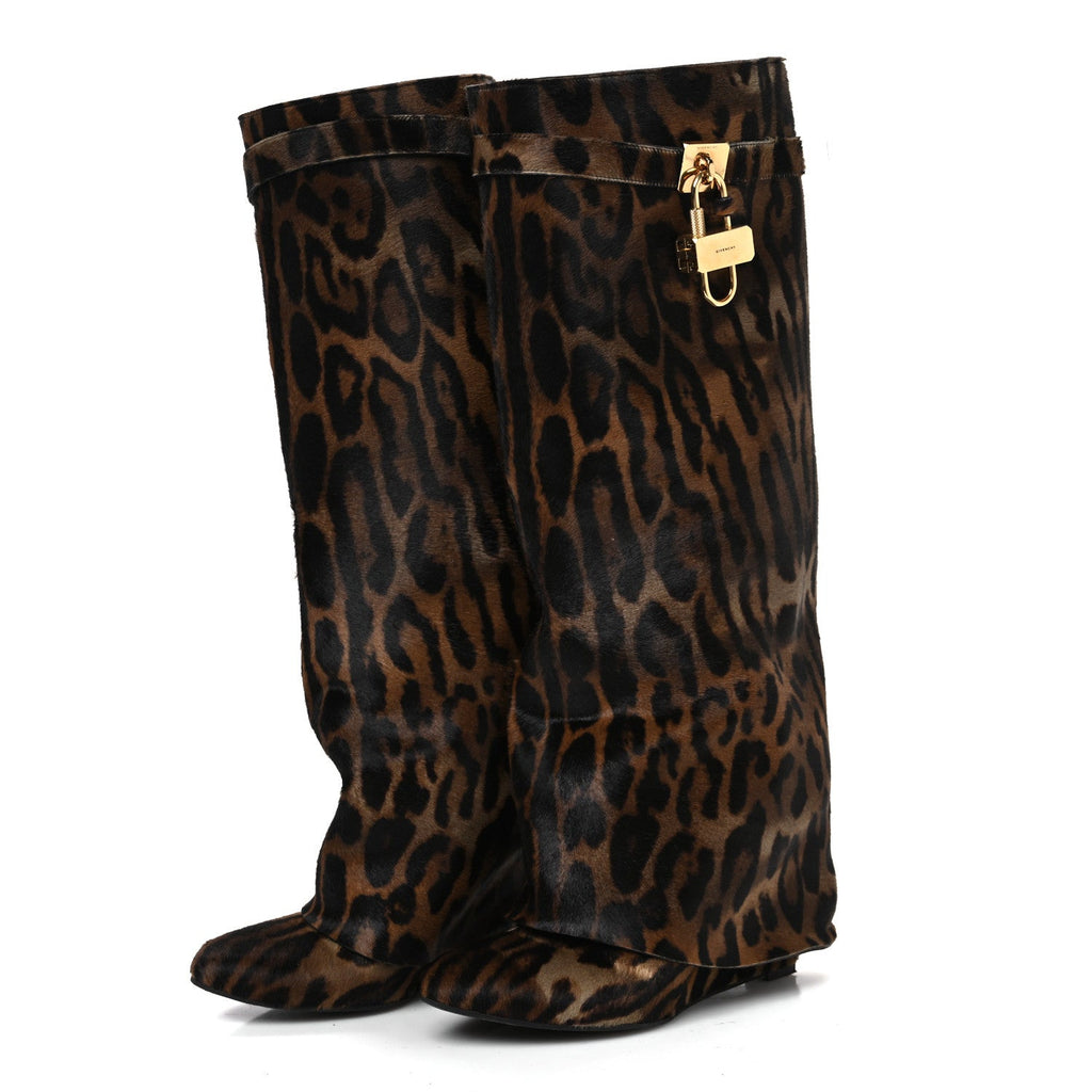 FENDI LEOPARD PRINT BOOTS