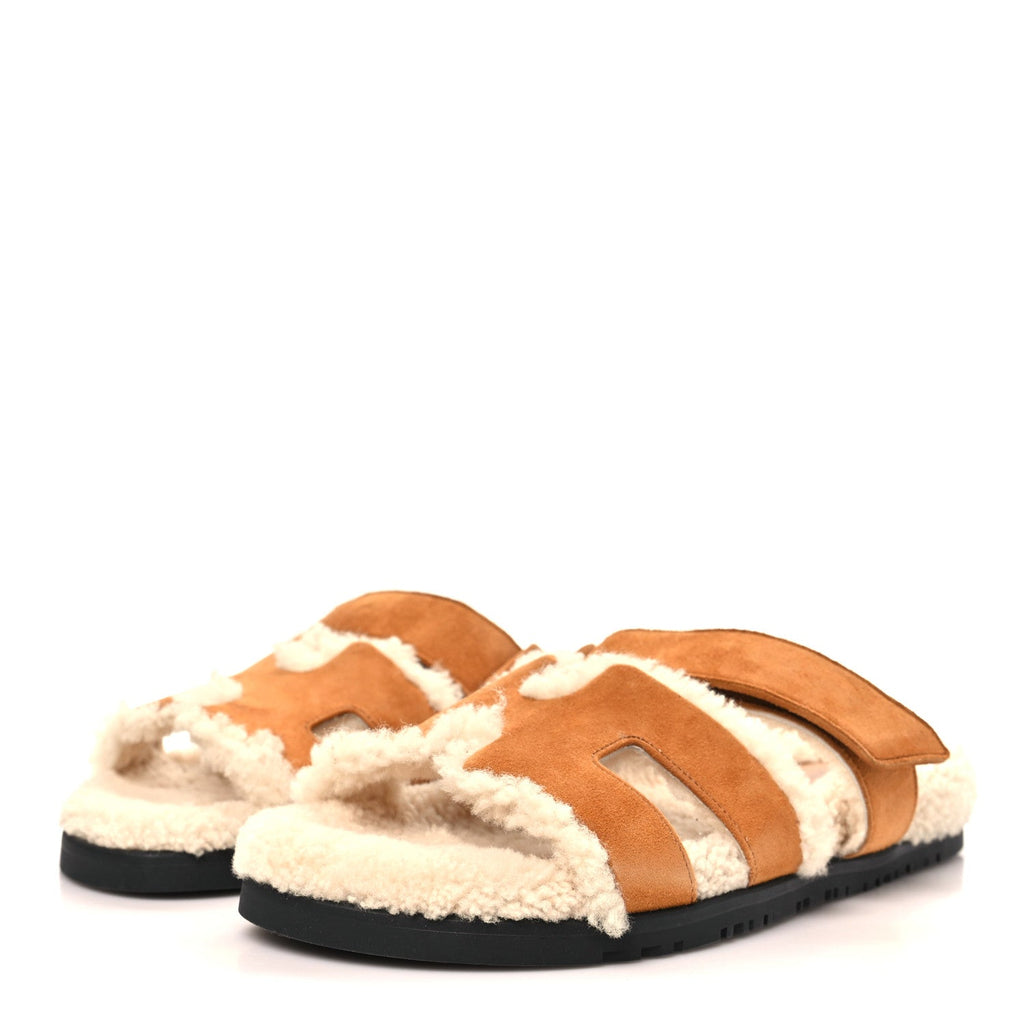 HERMES CHYPRE SANDALS NATUREL