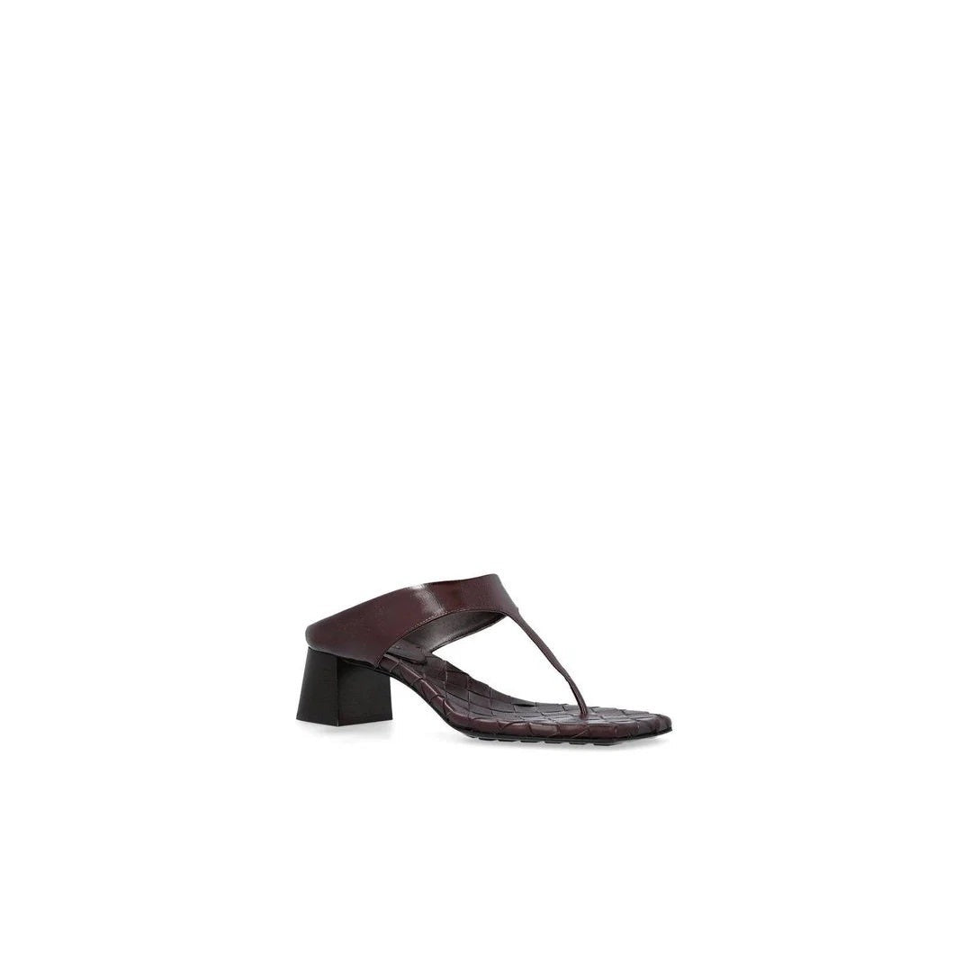 Bottega Veneta Salsa Thong - Burgundy