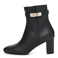 HERMES SAINT GERMAIN ANKLE BOOT CALFSKIN BLACK SHW