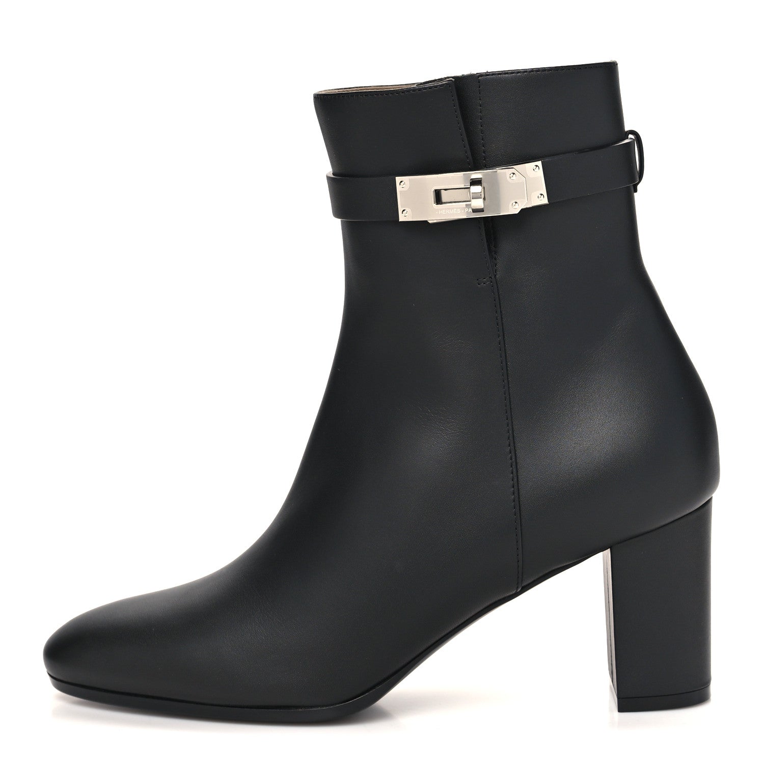 HERMES SAINT GERMAIN ANKLE BOOT CALFSKIN BLACK SHW