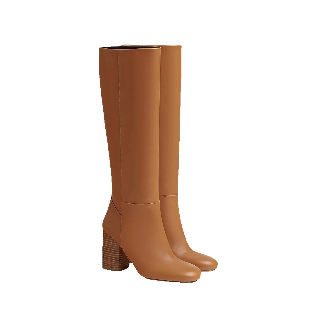 Hermès Lisiere 90 Boot - Tan/Camel