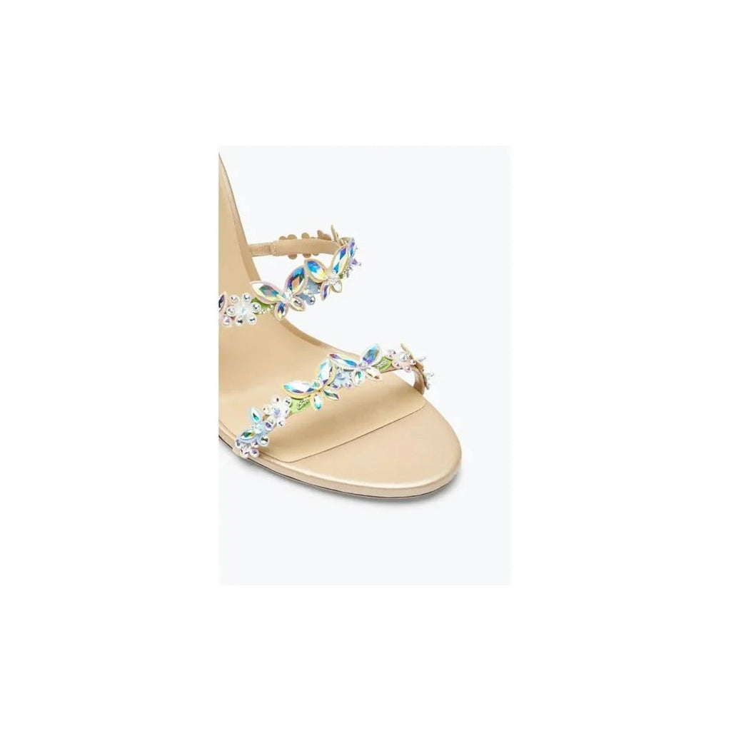 René Caovilla Eden Nude Sandal 80 - Multicolor/Butterfly