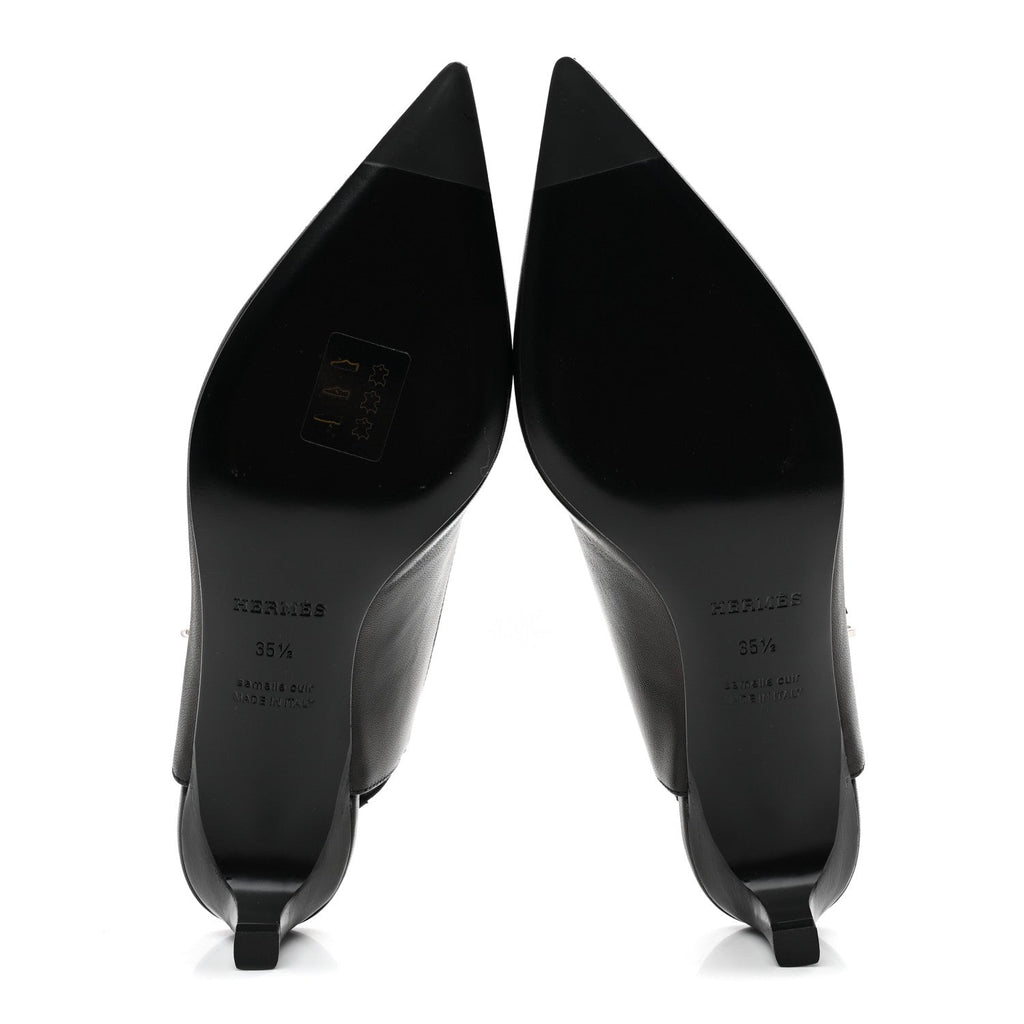 BOTTEGA VENETA NAPPA INTRECCIATO COMET PUMPS BLACK