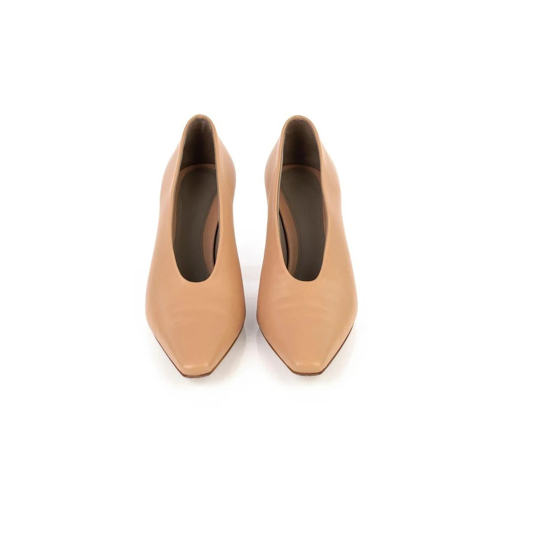 Bottega Veneta Almond 75Mm Pumps - Tan/Nude