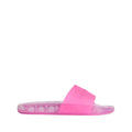 Balenciaga Logo-Embossed Pool Slides - Pink