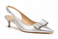 ROZIERA SILVER BOW HEEL