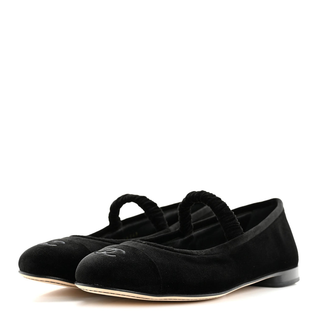 GIVENCHY SLICED SQUARE MARY JANE FLATS BLACK WITH STUDS