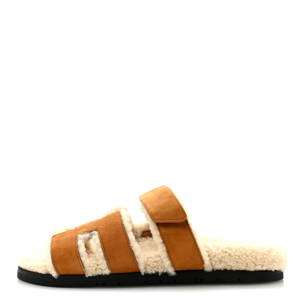 HERMES CHYPRE SANDALS NATUREL