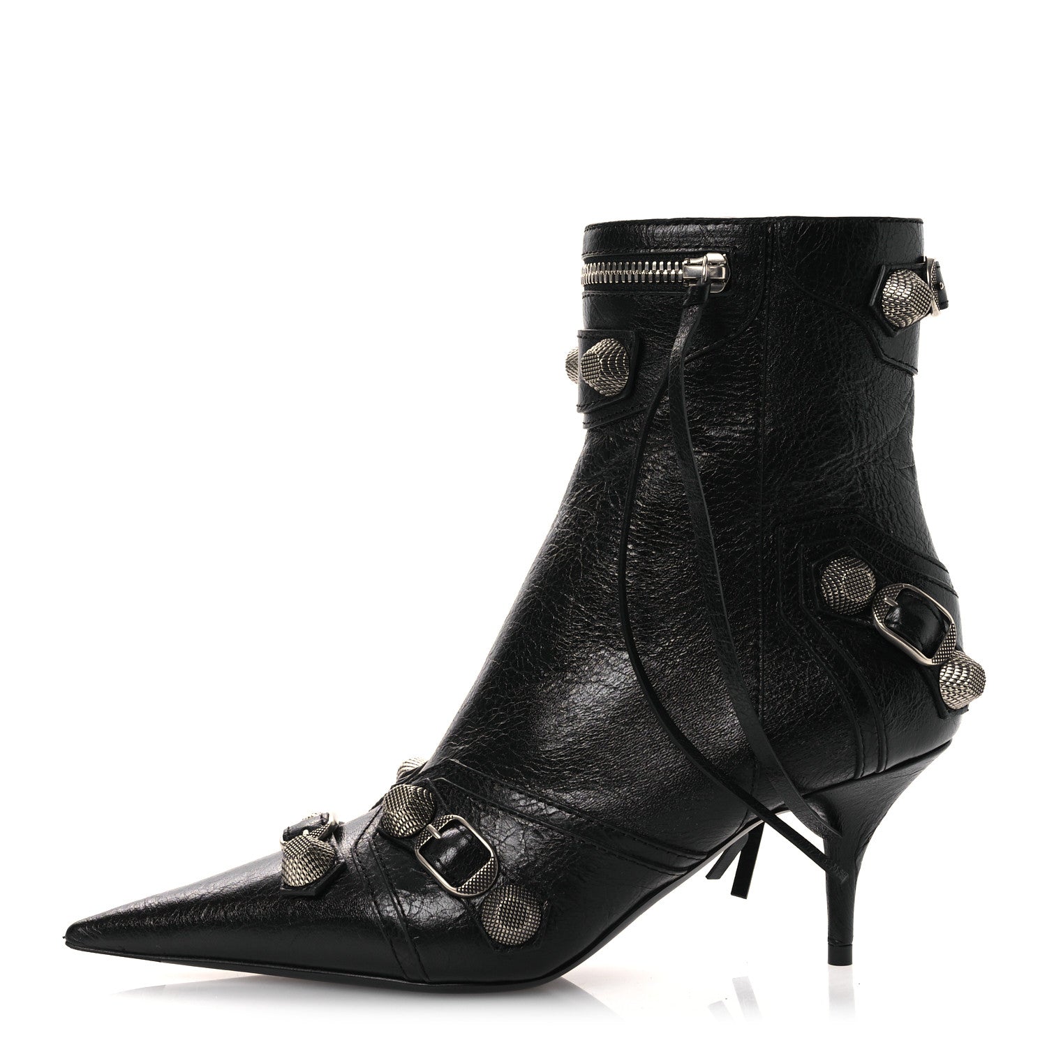 BALENCIAGA CAGOLE ARENA ANKLE BOOTS BLACK